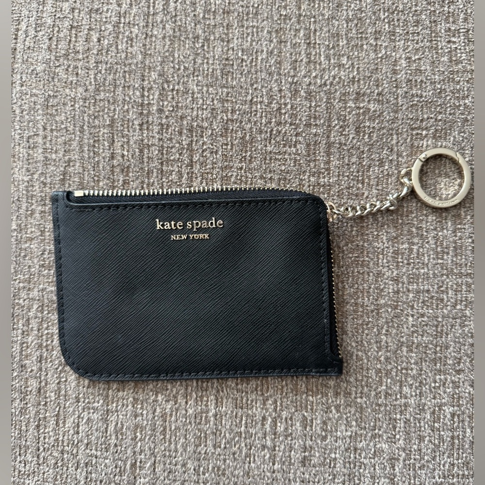 Kate Spade Black Zipper Wallet